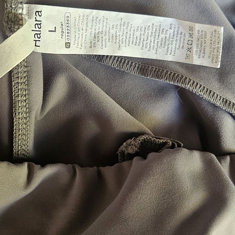 HALARA Charcoal Elastic Waist Pants - Picture 10 of 10